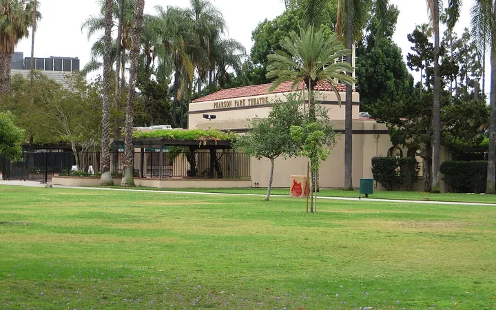 Pearson Park near downtown Anaheim