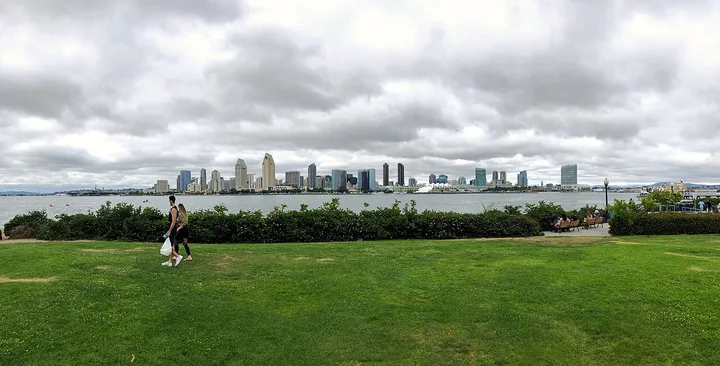 San Diego skyline from Coronado