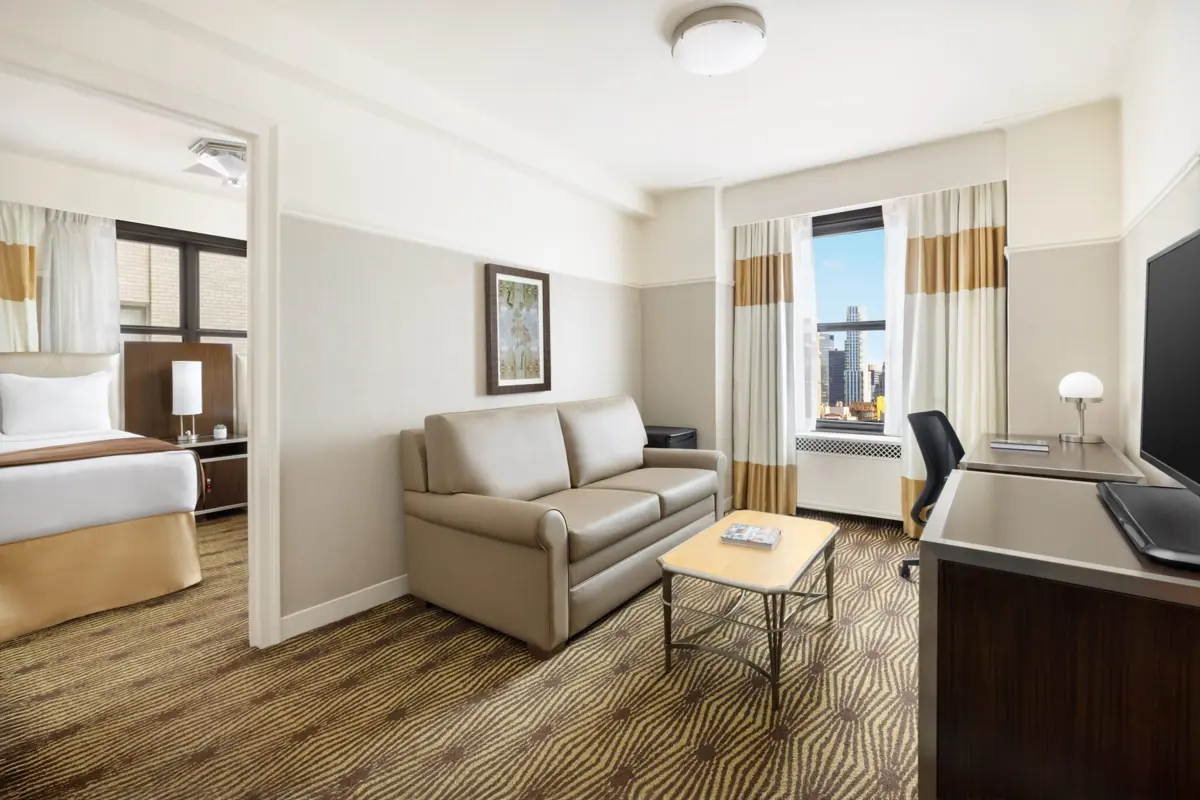 Interior of The New Yorker Family Suite (official Family Suite gallery image 4).